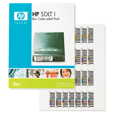 Štítky s čárovými kódy HP SDLT (100 ks) (Q2003A)