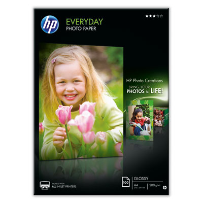 Fotopapír HP Everyday Photo - lesklý, 100 listů A4 (Q2510A)