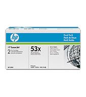 Toner HP 53X černý, dvojbalení (Q7553XD)