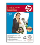 Vysoce lesklý fotopapír HP Premium Plus, 25 listů 10x15 cm (Q8027A)