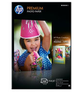 Lesklý fotopapír HP Premium - 100 listů 10x15 cm s chlopní (Q8032A)
