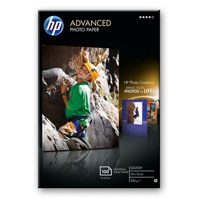 Fotopapír HP Advanced Photo -&nbsp;lesklý, 100 listů 10x15 cm (Q8692A)