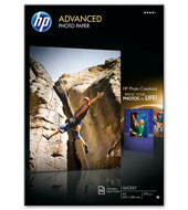 Fotopapír HP Advanced Photo - lesklý, 20 listů A3 (Q8697A)