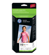 Fotografická sada HP 110 + 140 listů 10x15 cm (Q8898AE)
