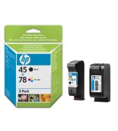 Sada inkoustových náplní HP 45/78 černá a tříbarevná (SA308AE)