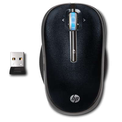 2,4GHz bezdrátová optická mobilní myš HP (černá) (VK481AA)