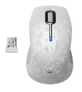Bezdrátová mobilní myš HP Comfort od studia Tord Boontje (VP027AA)