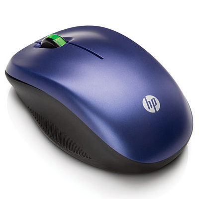 HP modrá optická bezdrátová myš (WE789AA)