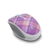 2,4GHz bezdrátová optická mobilní myš HP (Preppy Pink) (WX410AA)