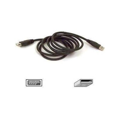 BELKIN Kabel USB 2.0 A-A prodlužovací 1,8m - Pro Series (sáček) (F3U134b06)