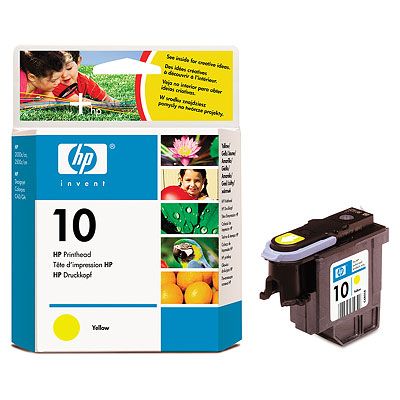 HP 10 žlutá tisková hlava s dlouhou životností (C4803A)