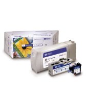 Inkoustová náplň + tisková hlava HP 83 UV světle purpurová (C5005A)