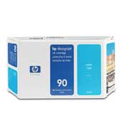 Inkoustová náplň HP 90 azurová (225 ml) (C5060A)