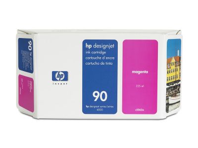 Inkoustová náplň HP 90 purpurová (225 ml) (C5062A)