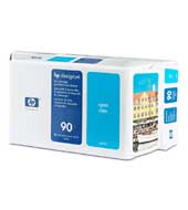 Inkoustová náplň + tisková hlava HP 90 azurová (C5079A)
