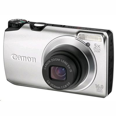 Canon PowerShot A3300 IS 16.0 MPix, 5x zoom - stříbrný (5033B016AA)