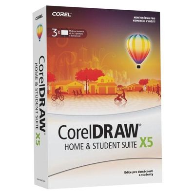 CorelDRAW®  Home & Student Suite X5 CZE (CDHSX5CZMB)