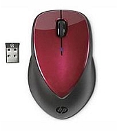 Bezdrátová myš HP x4000 - červená (H1D33AA)