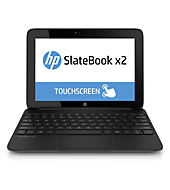 HP SlateBook x2 10-h000sc (bílý) (F1Y77EA)