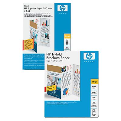 HP Superior Inkjet Paper 180 matný, na třetiny přehnutý, 100 listů A4 (Q6590A)