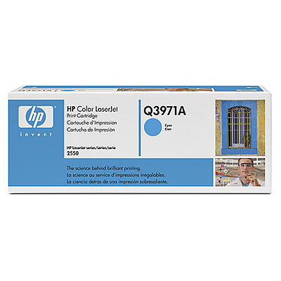 HP 123A Azurová tonerová kazeta LaserJet (Q3971A)