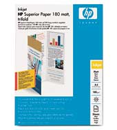 HP Superior Inkjet Paper 180 matný, na třetiny přehnutý, 100 listů A4 (Q6590A)