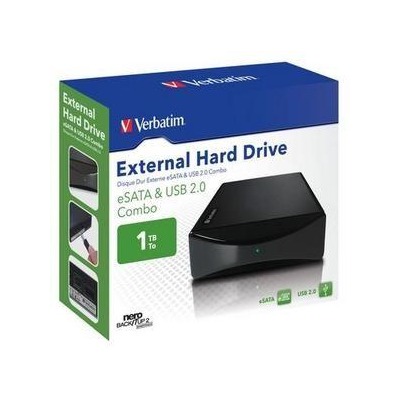 Externí pevný disk VERBATIM 3,5" -&nbsp;1&nbsp;TB, eSATA/USB (47526)