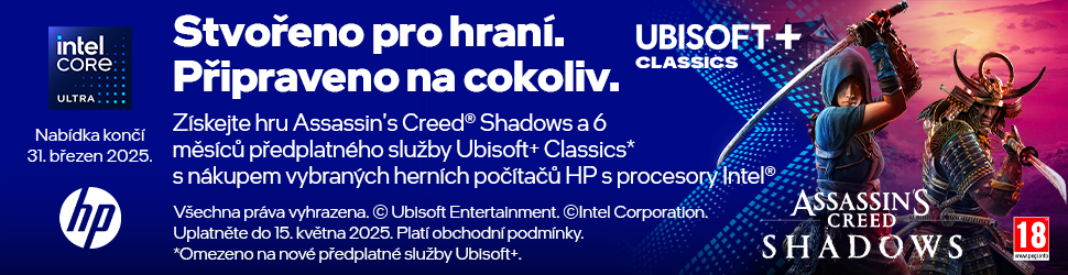 Assasin's Creed k herním notebookům s Intel procesory ZDARMA!