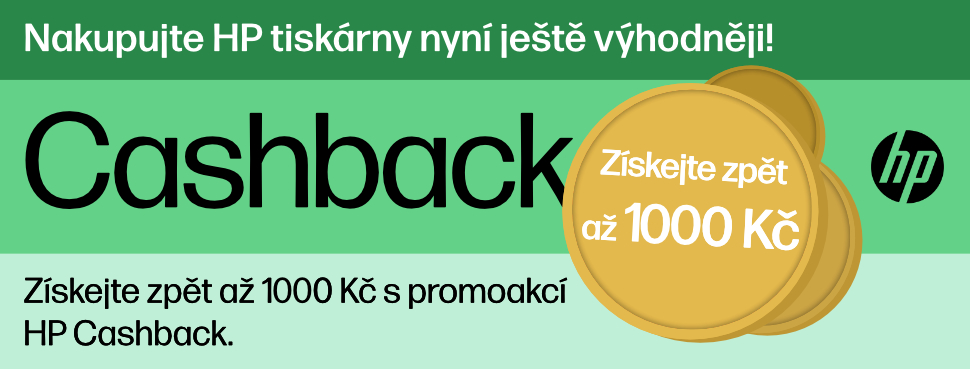 Cashback až 1000 Kč k vybraným laserovým a tankovým tiskárnám