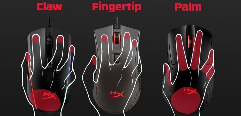 HyperX gripy na myši