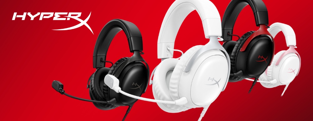 Herní setup s HyperX periferiemi a HPmarketem