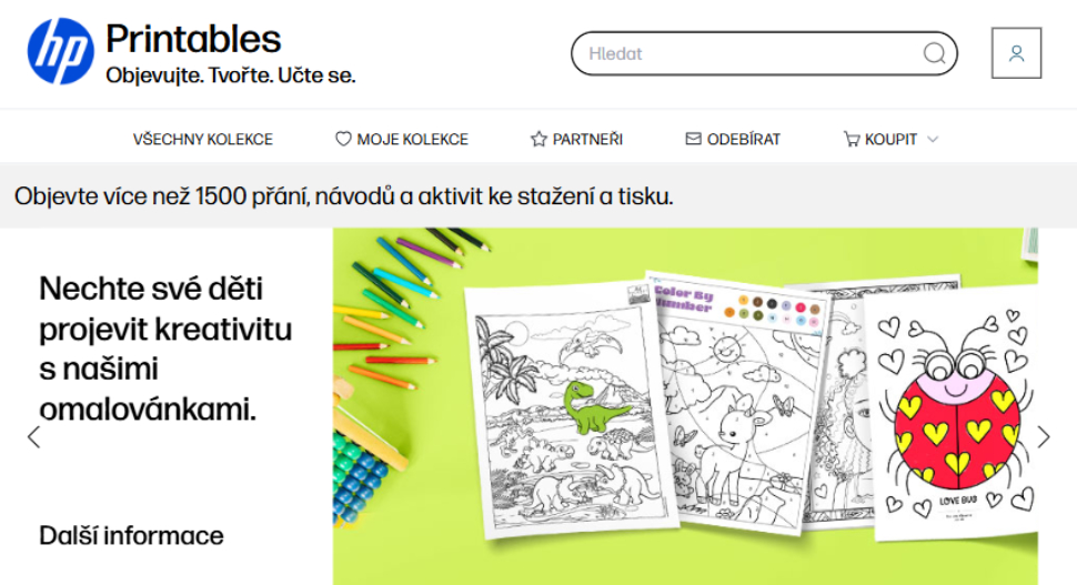 HP Printables: šablony k tisku zdarma pro domov i kancelář