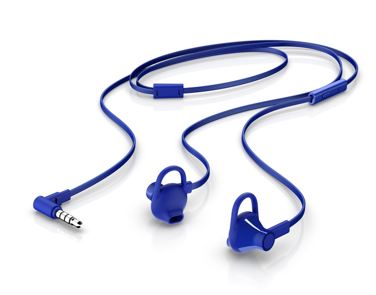 Špuntová sluchátka HP 150 - modrá (X7B05AA)