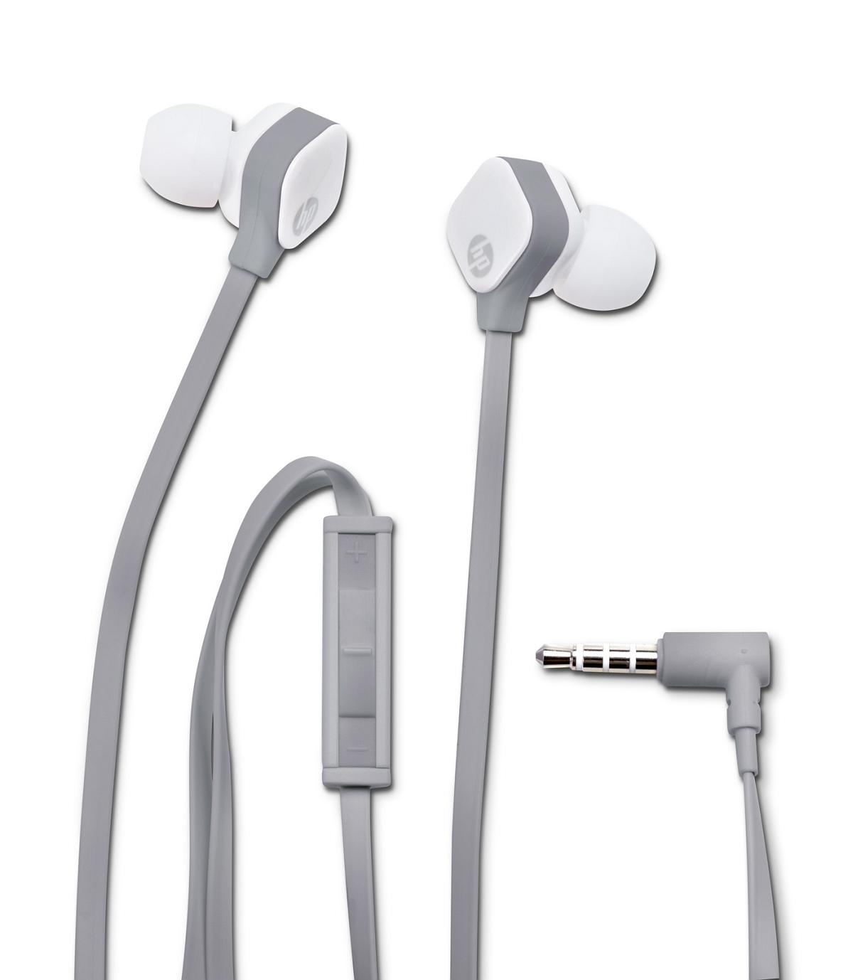 Špuntová stereofonní sluchátka HP H2300 In-Ear Pearl White, bílá (H6T15AA)