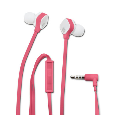 Špuntová sluchátka HP H2310 - fuchsia coral (M2J38AA)