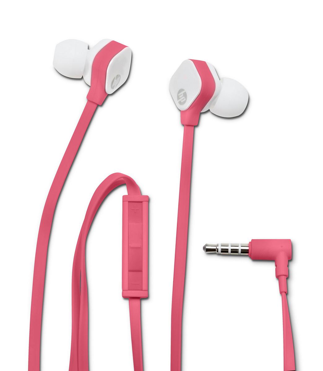 Špuntová sluchátka HP H2310 - fuchsia coral (M2J38AA)