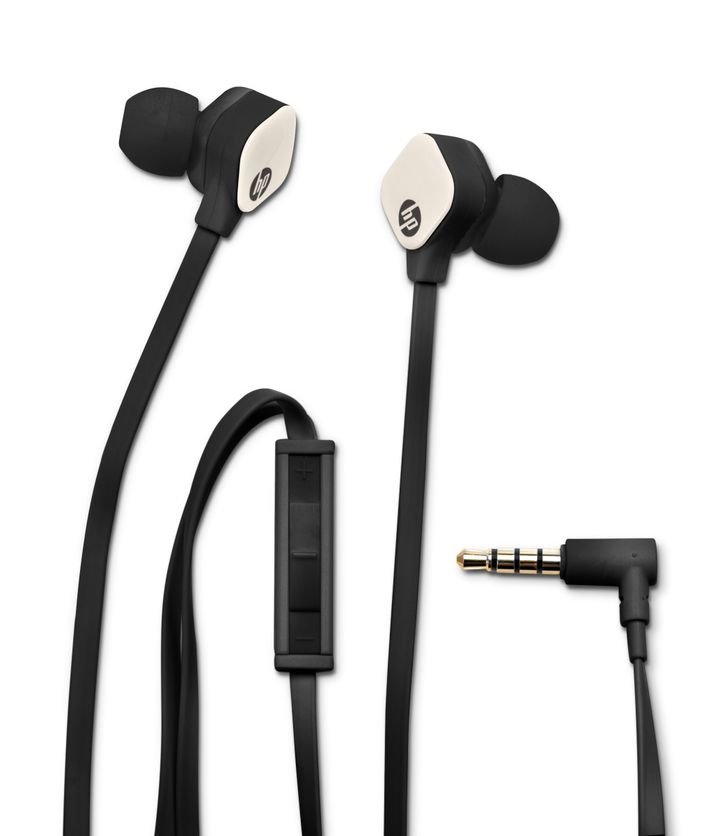 Špuntová sluchátka HP H2310 - black + silk gold (1XF62AA)