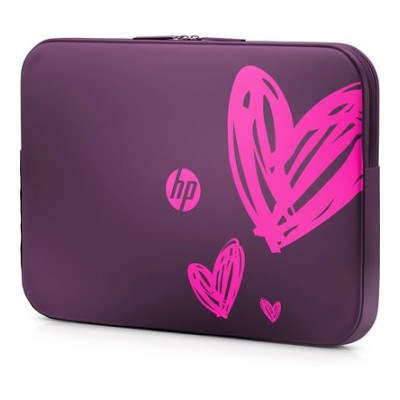 Pouzdro HP Spectrum 15,6&quot; - purple + hearts (1AT98AA)