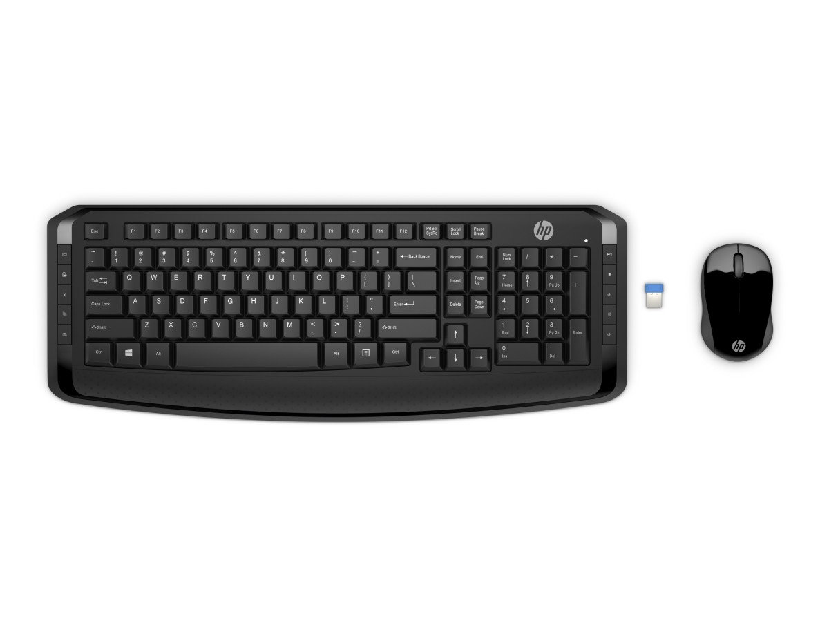 Bezdrátová klávesnice a myš HP 300 (3ML04AA)