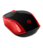 Bezdrátová myš HP 200 - empress red (2HU82AA)