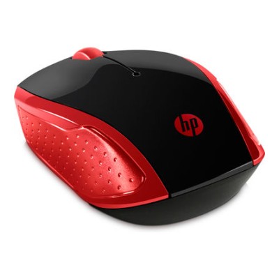 Bezdrátová myš HP 200 - empress red (2HU82AA)