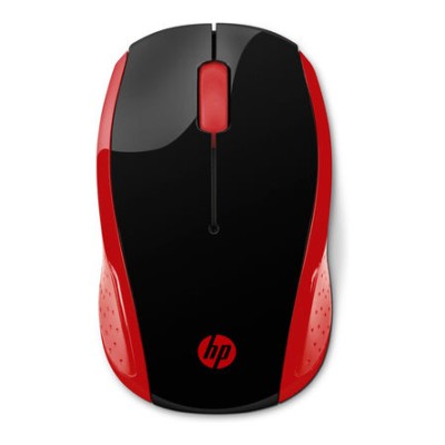 Bezdrátová myš HP 200 - empress red (2HU82AA)