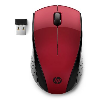 Bezdrátová myš HP 220 -&nbsp;červená (7KX10AA)