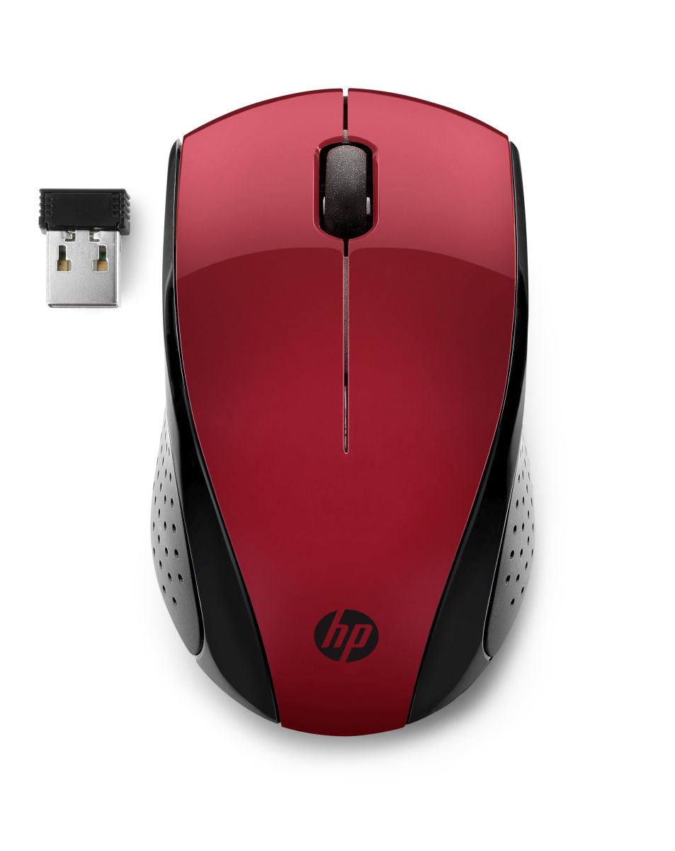 Bezdrátová myš HP 220 - červená (7KX10AA)