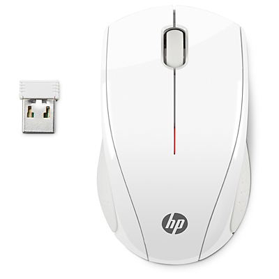 Bezdrátová myš HP X3000 - blizzard white (N4G64AA)