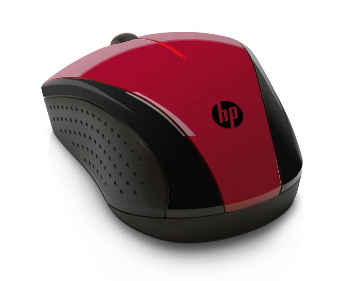 Bezdrátová myš HP X3000 - červená (K5D26AA)