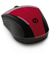 Bezdrátová myš HP X3000 - sunset red (N4G65AA)