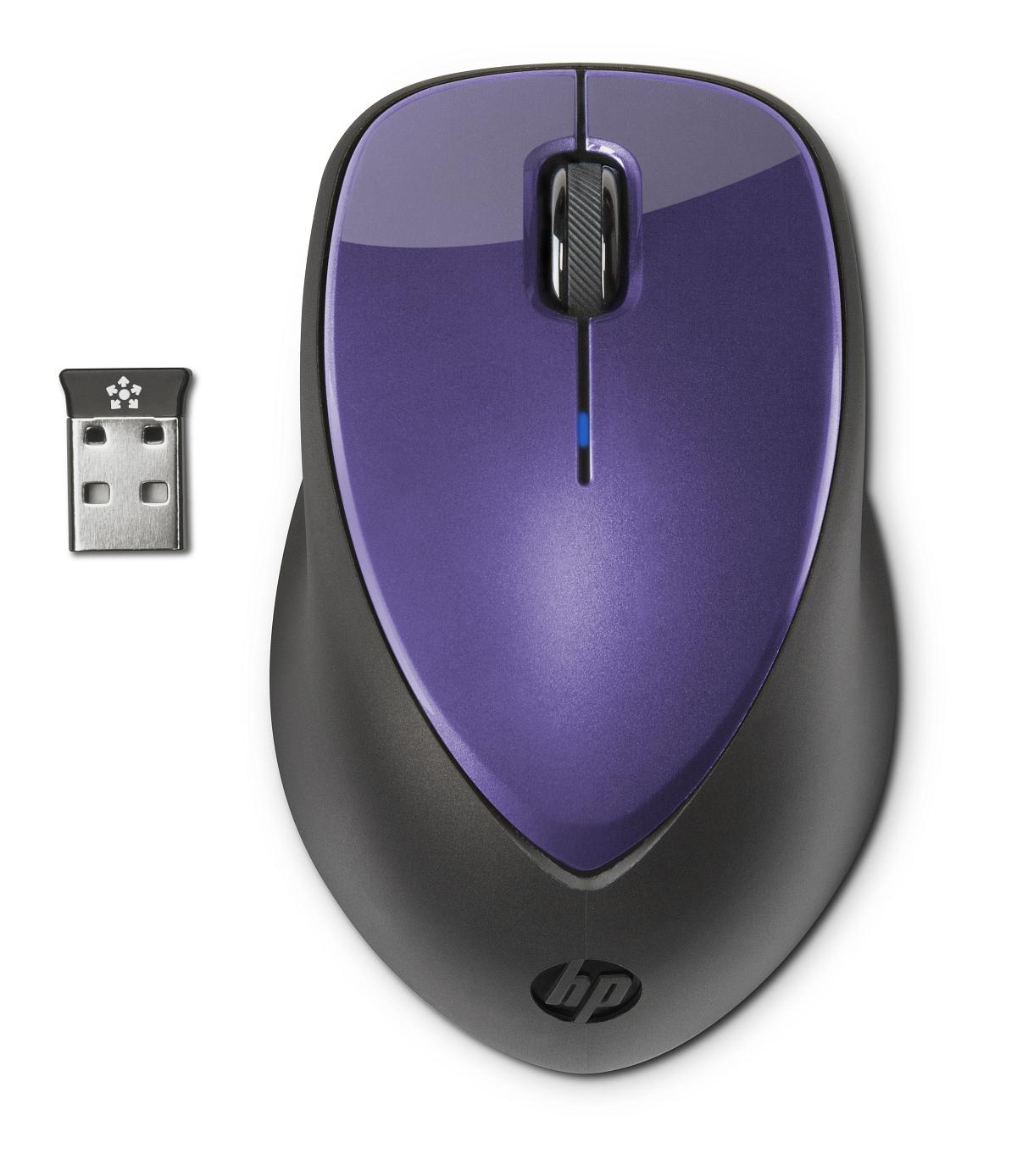 Bezdrátová myš HP x4000 - Bright Purple (H2F48AA)