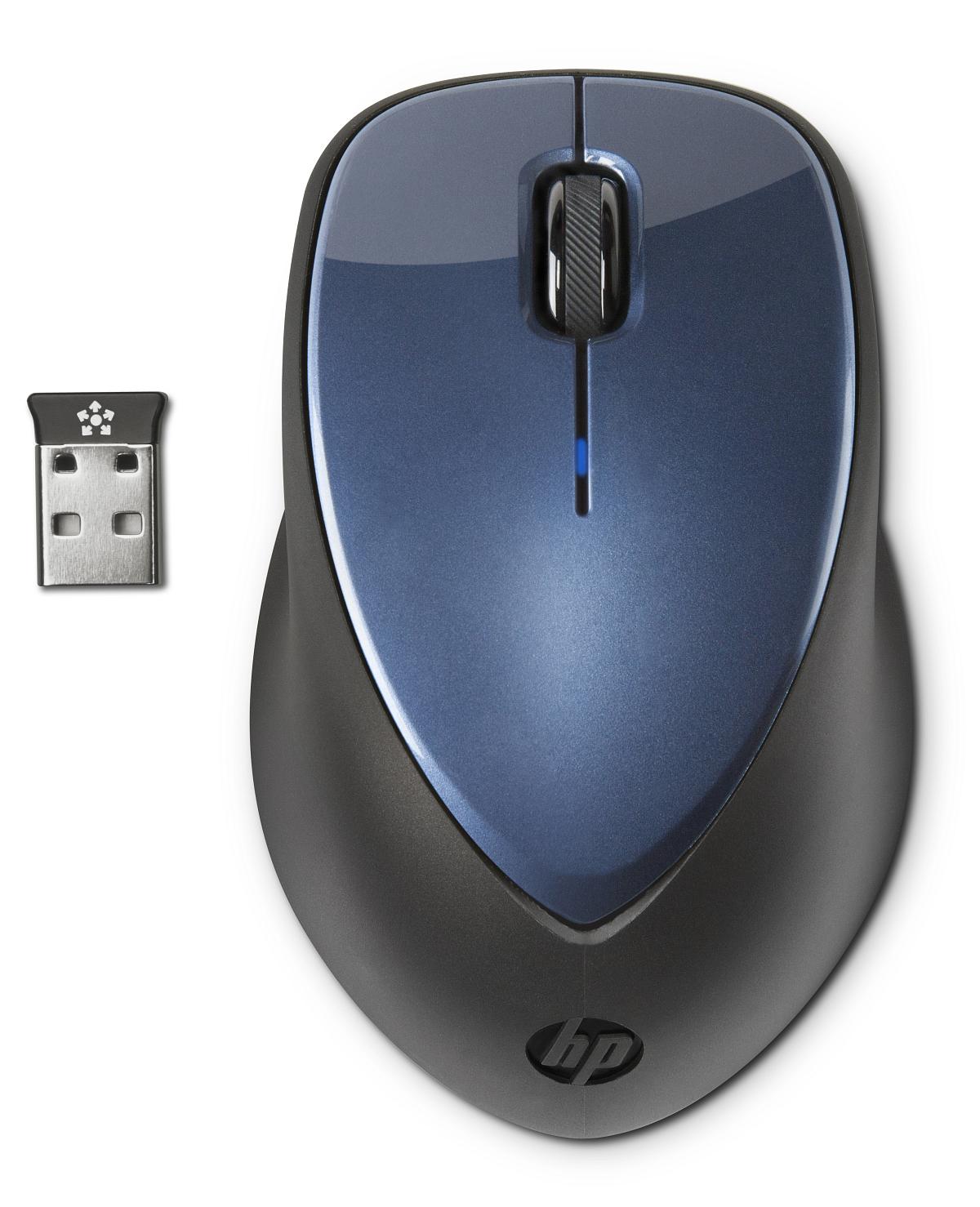 Bezdrátová myš HP x4000 - modrá (H1D34AA)