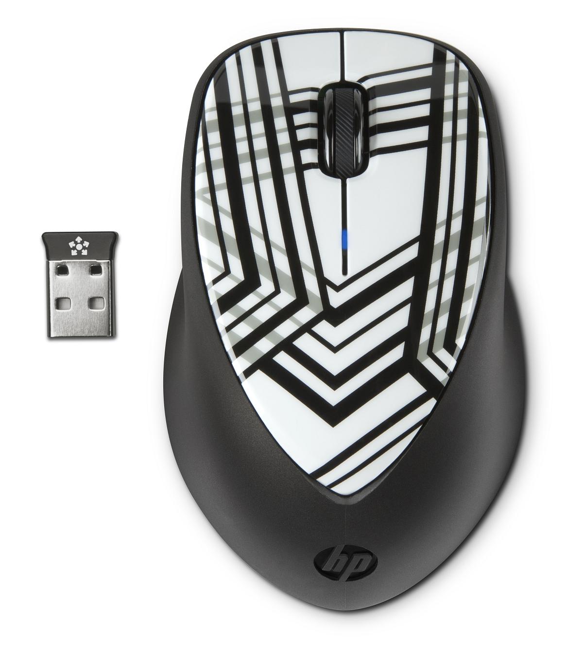 Bezdrátová myš HP x4000 - Zebra Fade (H2F41AA)